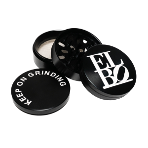 ELBO | 2″ MED ELBO GRINDER – 4 PIECE – BLACK