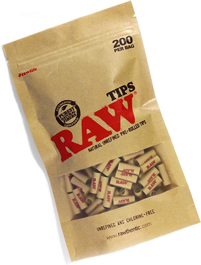 Raw | Pre-rolled Tips Bag of 200