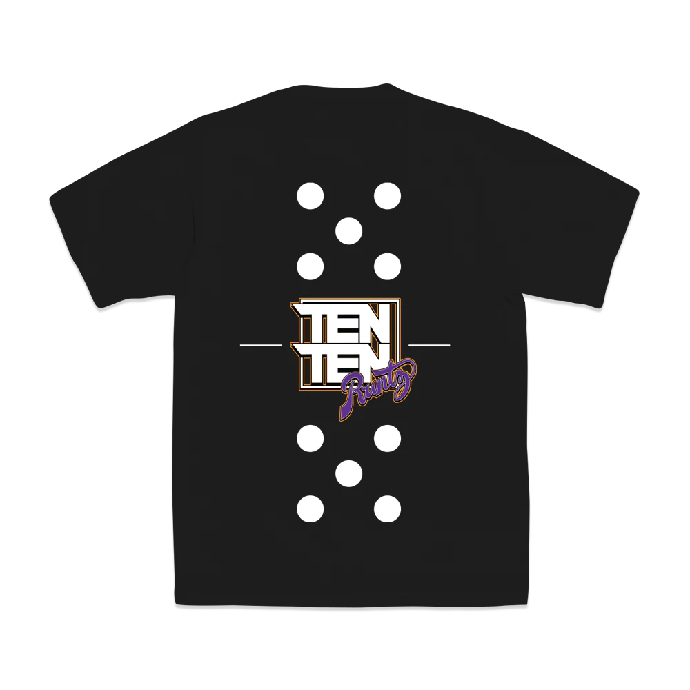 The Ten Co. X Runtz | Domino Tee | Black