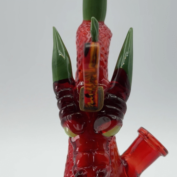 Tony Kazy Glass x Strawberry Glass | Strawberry Dragon