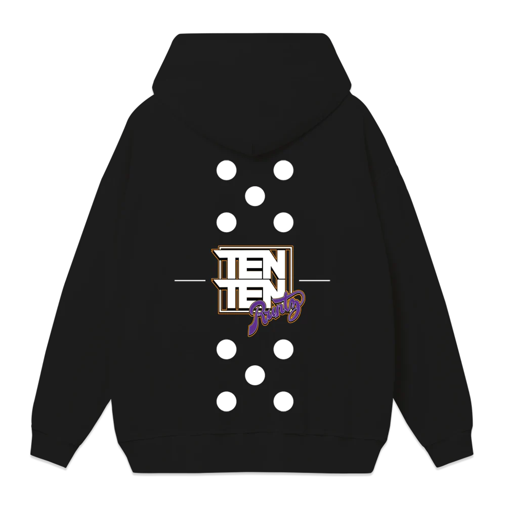 The Ten Co. X Runtz | Domino Hoodie | Black