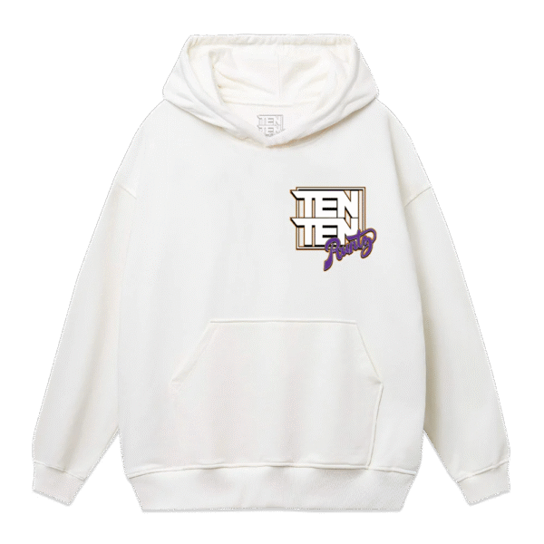 The Ten Co. X Runtz | Domino Hoodie | White