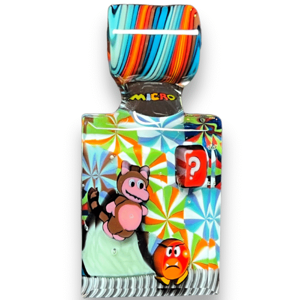 Micro Workshop X Disk Glass | Tanooki Mario Pendy