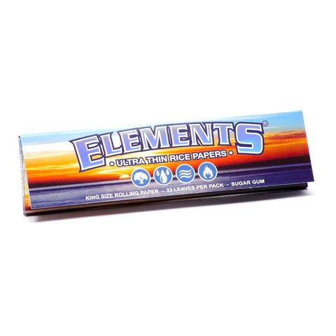Elements | Kingsize Ultra Thin Wide - Rice Rolling Papers