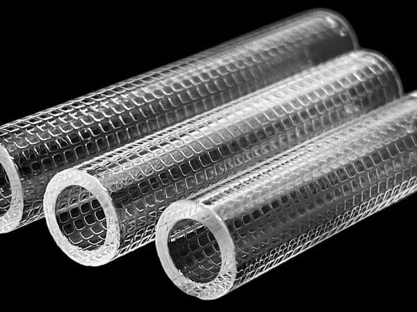 Grid Engraved Quartz Pillar
